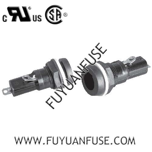 6*30 面板安裝保險(xiǎn)絲座 FH-S04 UL CSA 10A250V 6*30 面板安裝保險(xiǎn)絲座 FH-S04 UL CSA 10A250V