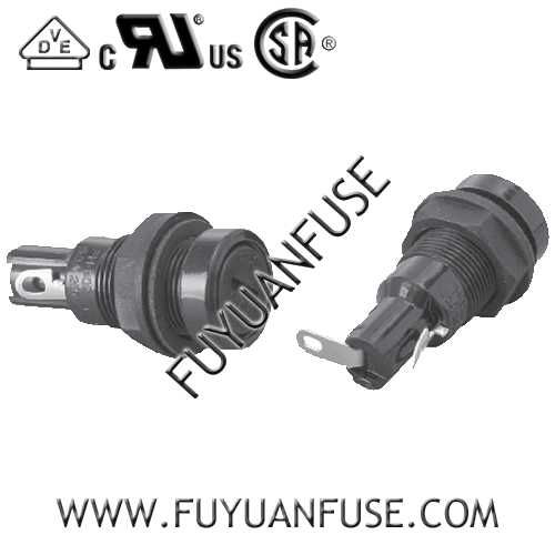 5*20面板安裝保險(xiǎn)絲座 FH-B02 S VDE UL CSA 10A250V 5*20面板安裝保險(xiǎn)絲座 FH-B02 S VDE UL CSA 10A250V