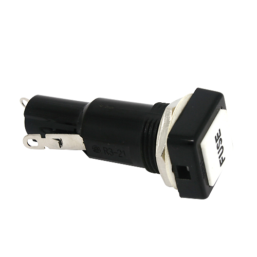 6*30 面板安裝保險(xiǎn)絲座 R3-21A UL CSA 10A250V 6*30 面板安裝保險(xiǎn)絲座 R3-21A UL CSA 10A250V